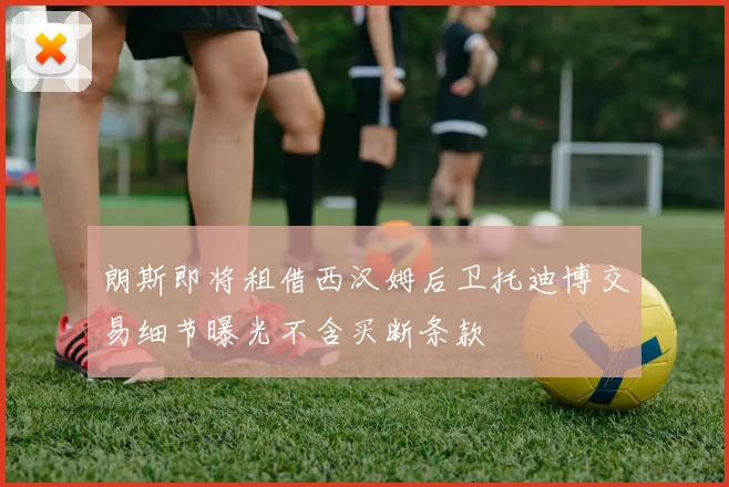 朗斯即将租借西汉姆后卫托迪博交易细节曝光不含买断条款